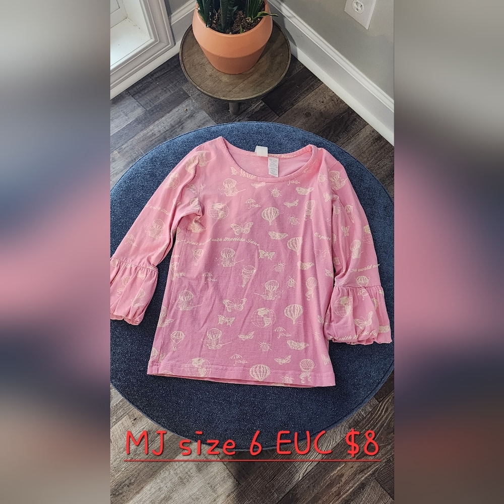 Matilda Jane pink long sleeve shirt